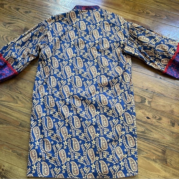 Anthropologie Sachin & Babi Boho Celestine Floral Oversized Tunic Dress XS - Picture 3 of 15